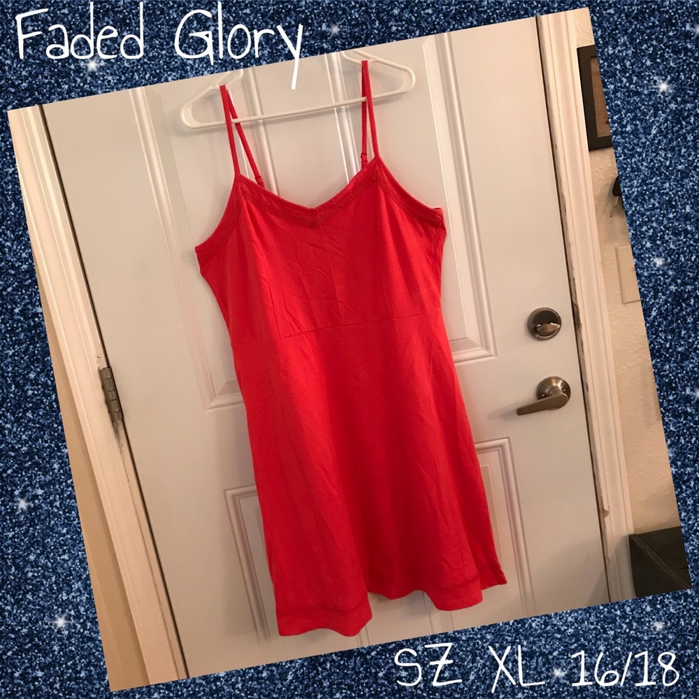 Faded Glory NWOT Tank Top Dress SZ XL 16/18